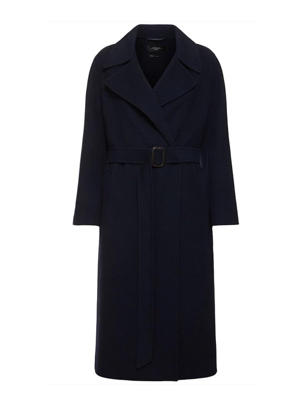 WEEKEND MAX MARA: short coats online - Ong Wool Robe Coat