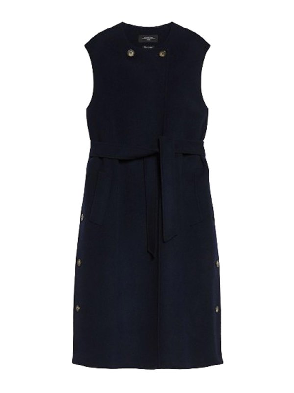 WEEKEND MAX MARA: Kurze Mäntel - Kurzer Mantel - Blau