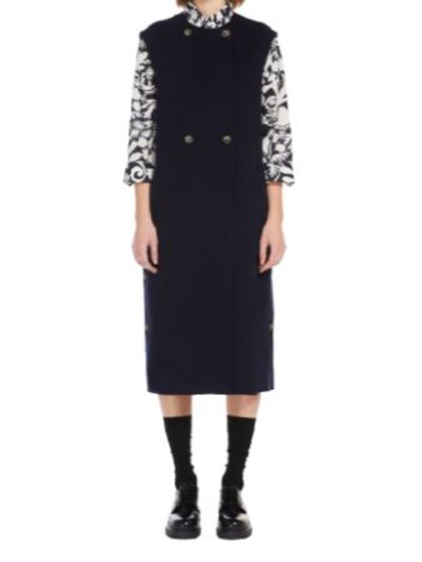 WEEKEND MAX MARA: Kurze Mäntel online - Kurzer Mantel - Blau