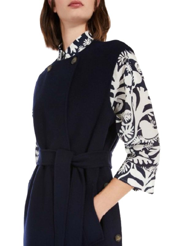 The Best Shops WEEKEND MAX MARA: Kurze Mäntel - Kurzer Mantel - Blau