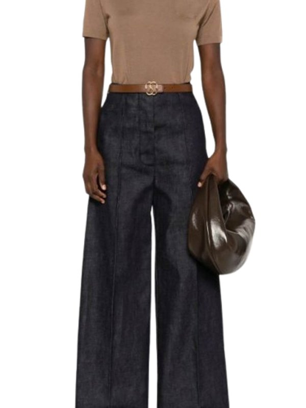 S MAX MARA: Strickpullover mit Rundhalsausschnitt online - Rundhalspullover - Camel