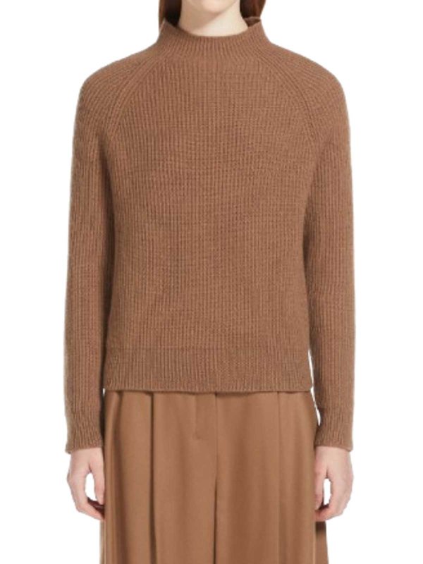 S MAX MARA: Suéteres con cuello pico online - Suéter Cuello Redondo - Camel