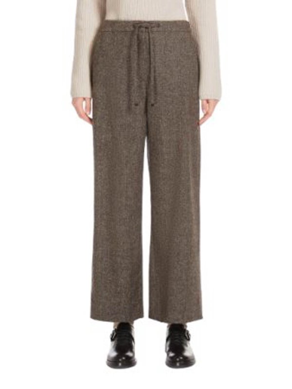 S MAX MARA: スウェットパンツ online - トラックスーツ ボトムス - ブラウン