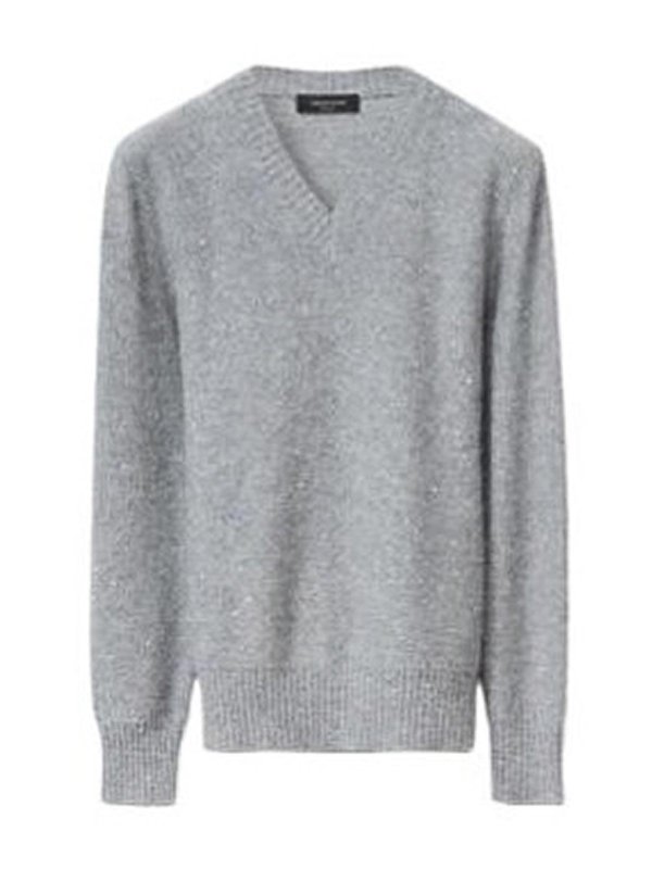 FABIANA FILIPPI: Pull col rond - Pull Col Rond - Gris