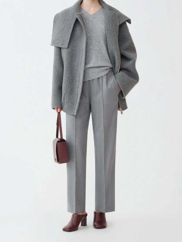 FABIANA FILIPPI: Pull col rond online - Pull Col Rond - Gris