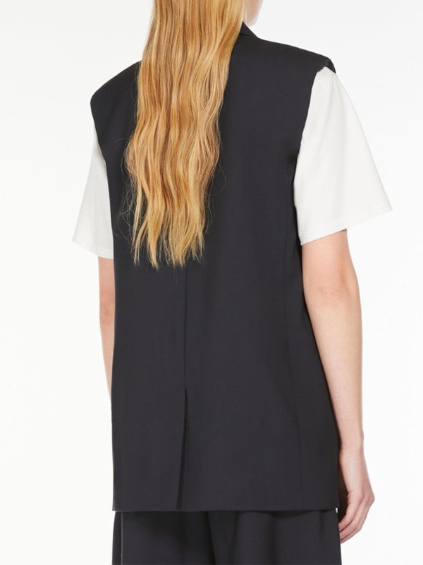 ウェストコート/ジレ - ブルー shop online: WEEKEND MAX MARA