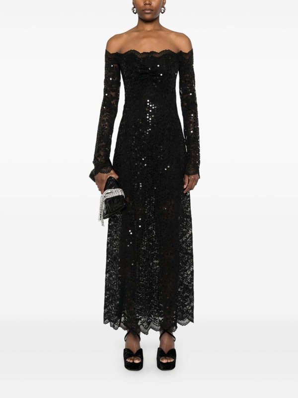 Vestido Largo - Negro shop online: RABANNE