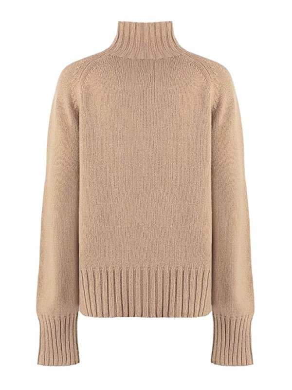 S MAX MARA: Rollkragenpullover  und Polo-Ausschnitt online - Rollkragenpullover - Camel