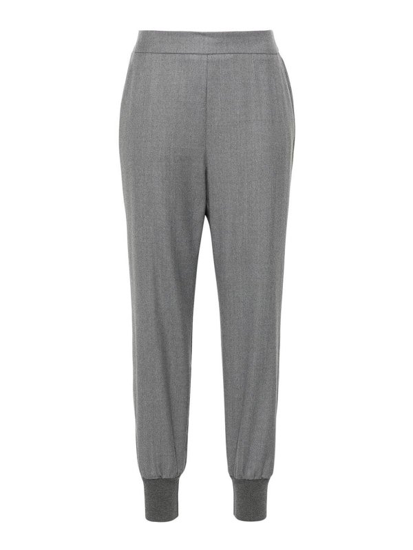STELLA McCARTNEY: Pantalons de survêtement  - Pantalons De Sport - Gris