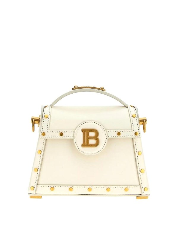 Balmain: クロスボディバッグ - クロスボディバッグ - 白