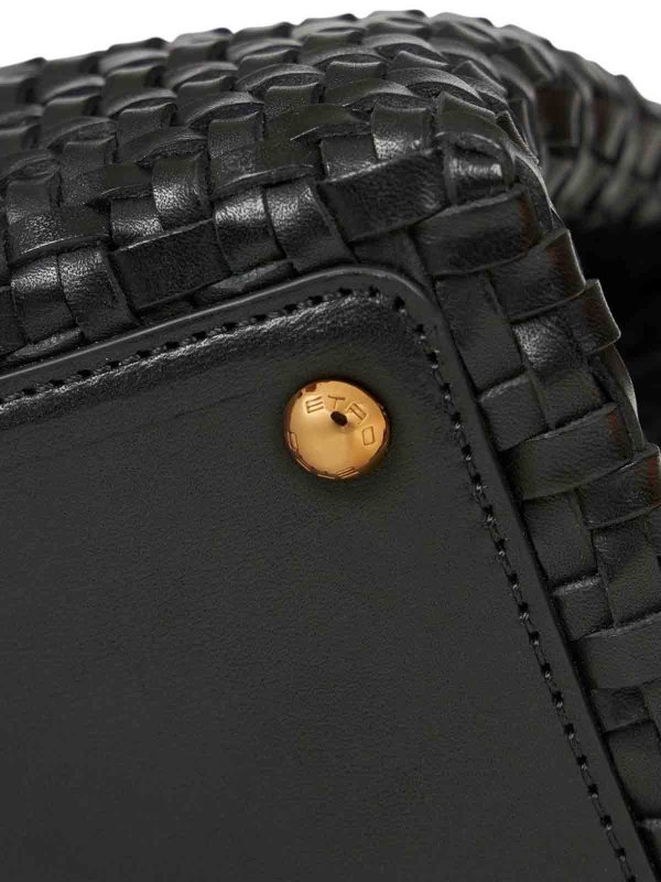 ETRO buy online Sacca media vela in pelle tessuta