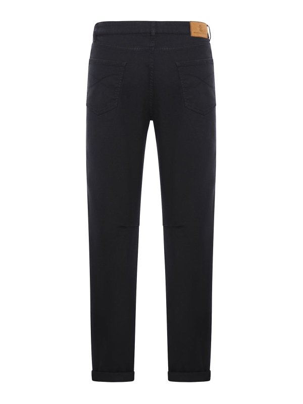 BRUNELLO CUCINELLI: ブーツカットジーンズ online - ブーツカットジーンズ - 黒