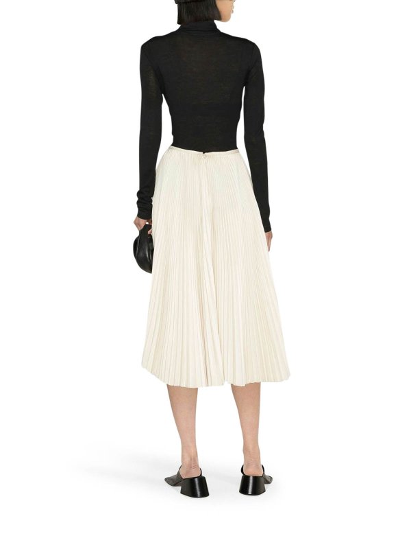 Long Sleeved Top With Funnel Neckline shop online: JIL SANDER