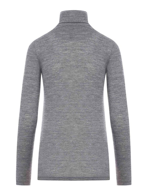 JIL SANDER: Tops & Tank tops online - Long Sleeve Top With Funnel Neckline