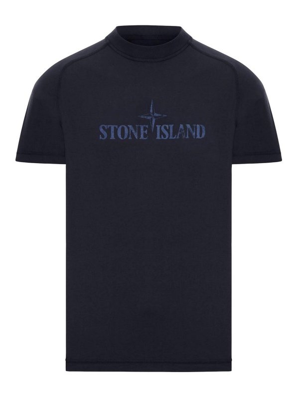 STONE ISLAND: Camisetas - Camiseta - Azul