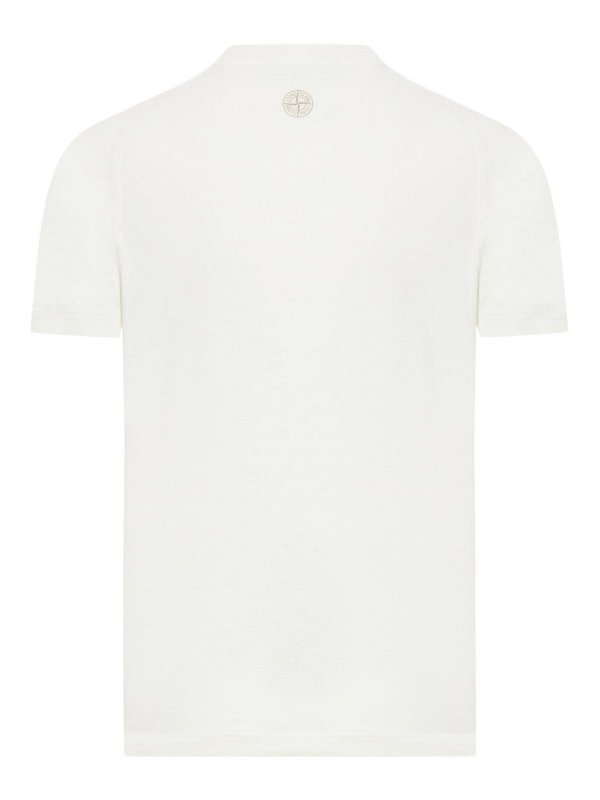 STONE ISLAND: t-shirt online - Maglietta con stampa frontale
