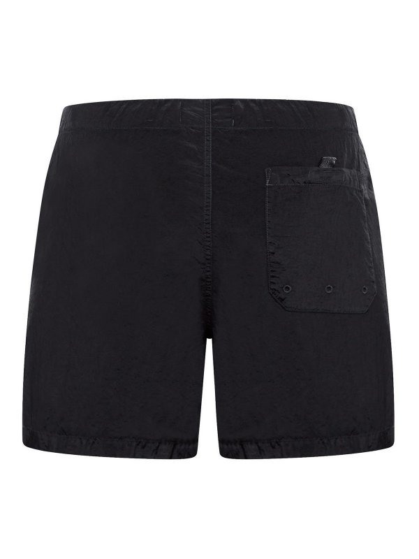 STONE ISLAND: Shorts de bain online - Short De Bain - Noir