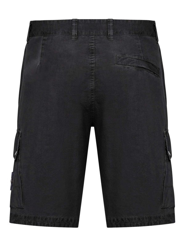STONE ISLAND: トラウザーショーツ online - ショートパンツ - 黒