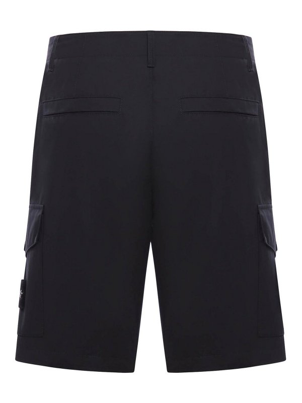 STONE ISLAND: トラウザーショーツ online - ショートパンツ - 黒