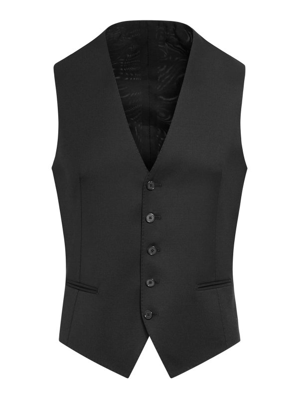 Tailored Wool Suit With Vest shop online: TAGLIATORE