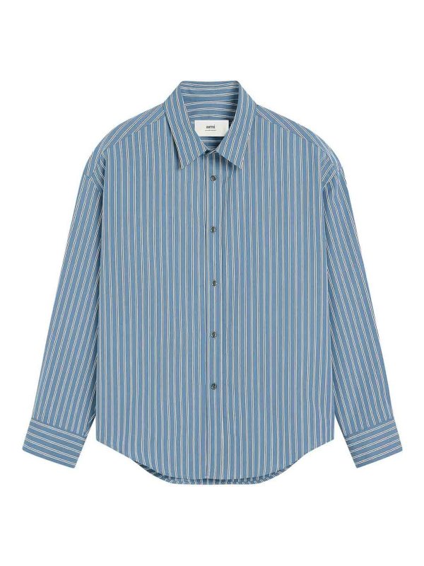 AMI PARIS: シャツ - シャツ - ブルー