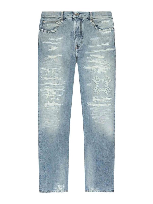 AMIRI: bootcut jeans - Jeans Ma Quad Sewed Effect