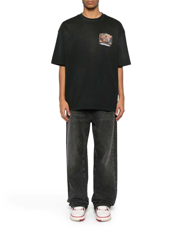 AMIRI: t-shirts online - T-Shirt With  Jazz Hideaway Print
