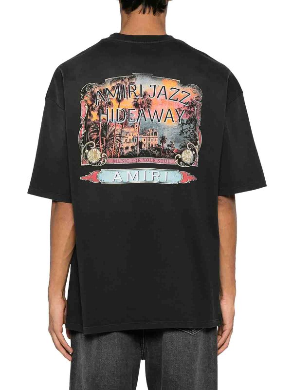 The Best Shops AMIRI: t-shirts - T-Shirt With  Jazz Hideaway Print