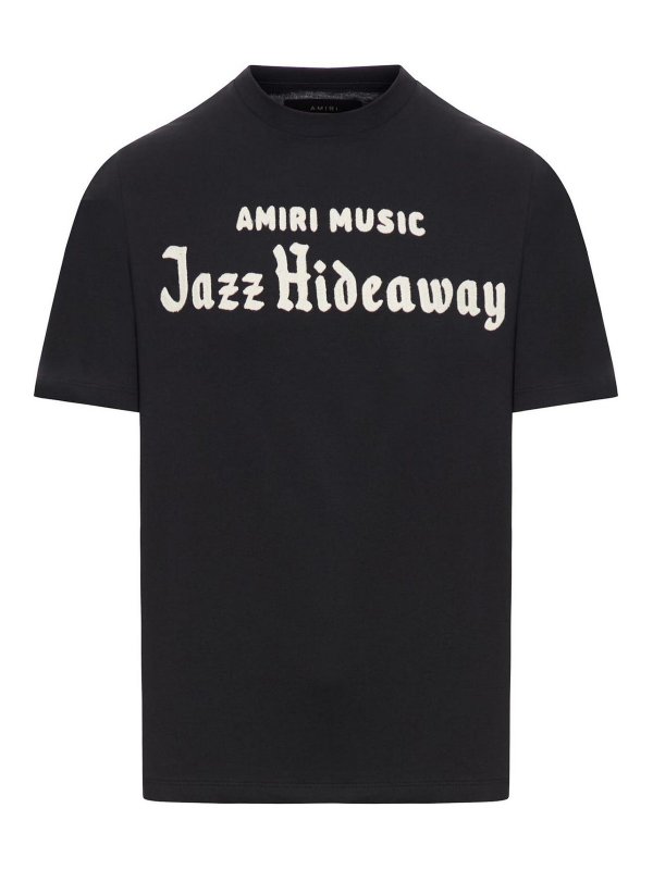 AMIRI: t-shirt - T-Shirt  Con Logo  Jazz Hideaway