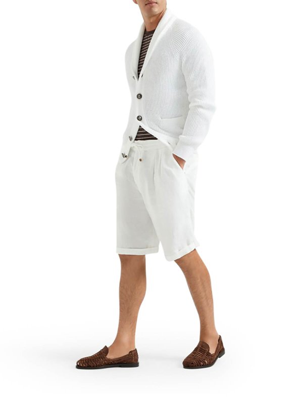 BRUNELLO CUCINELLI: トラウザーショーツ online - ショートパンツ - 白