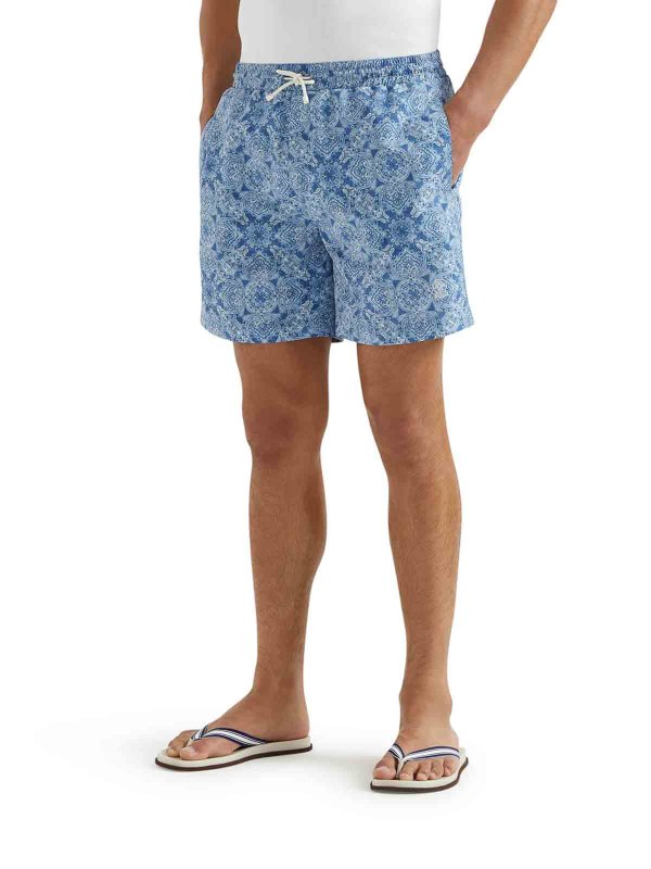 BRUNELLO CUCINELLI: Shorts de bain online - Short De Bain - Bleu