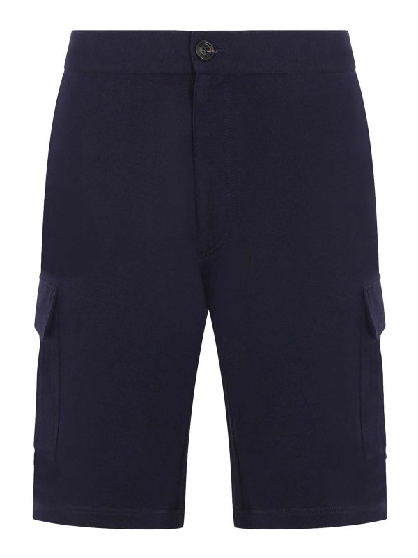BRUNELLO CUCINELLI: Hosen Shorts - Shorts - Blau