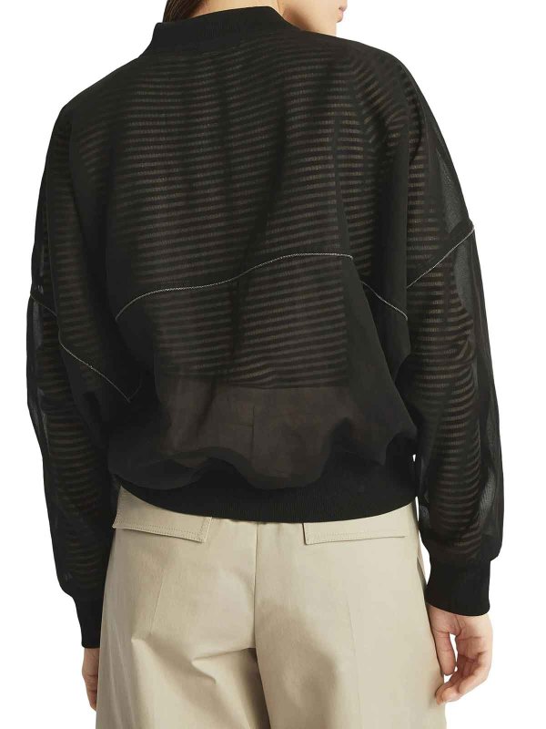 ボンバージャケット - 黒 shop online: BRUNELLO CUCINELLI