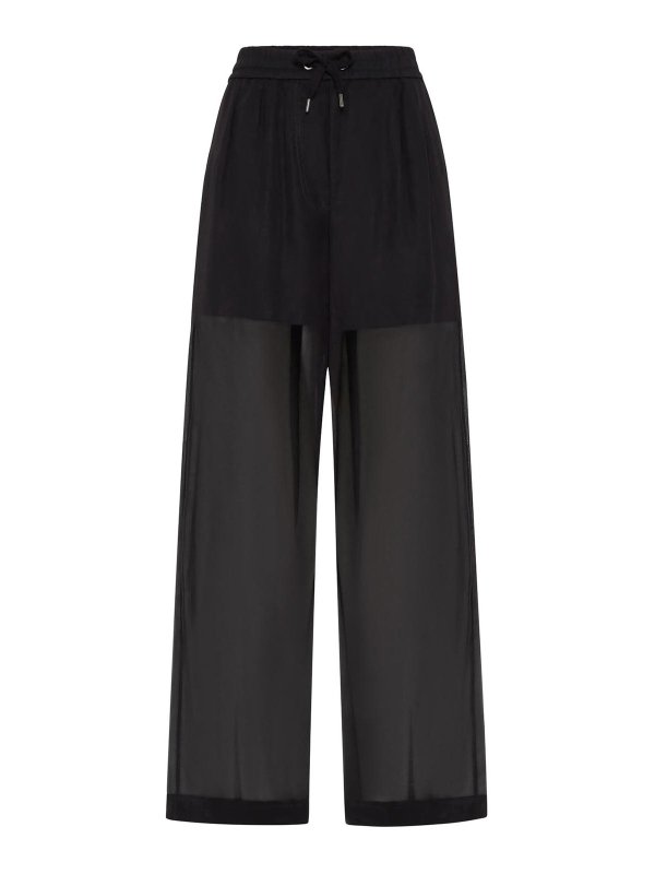 BRUNELLO CUCINELLI: Pantalons casual - Pantalons Décontractés - Noir