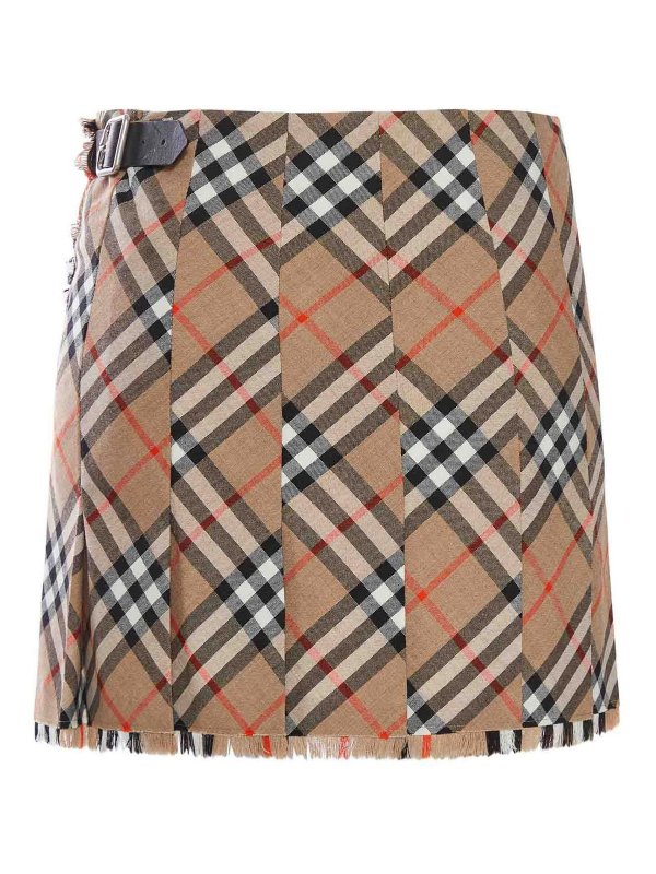 BURBERRY: Knielange und Midi Röcke online - Midirock - Nude