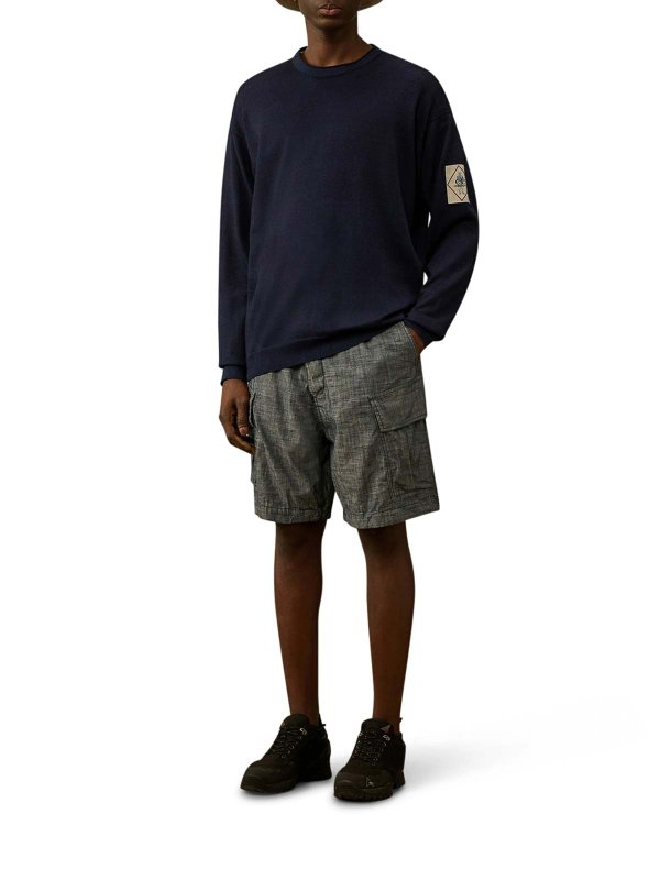 C.P. COMPANY: トラウザーショーツ online - ショートパンツ - ライトブルー