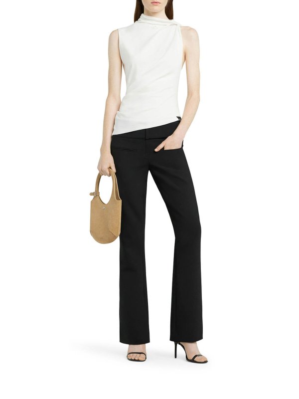 Courreges: Tops & Tank tops online - Draped Jersey Top