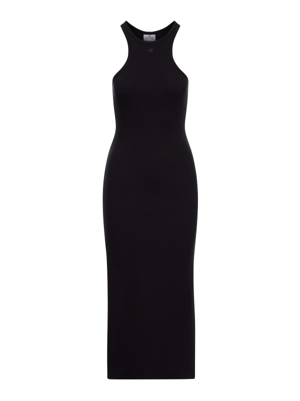 Courreges: Maxi robe - Maxi Robe - Noir