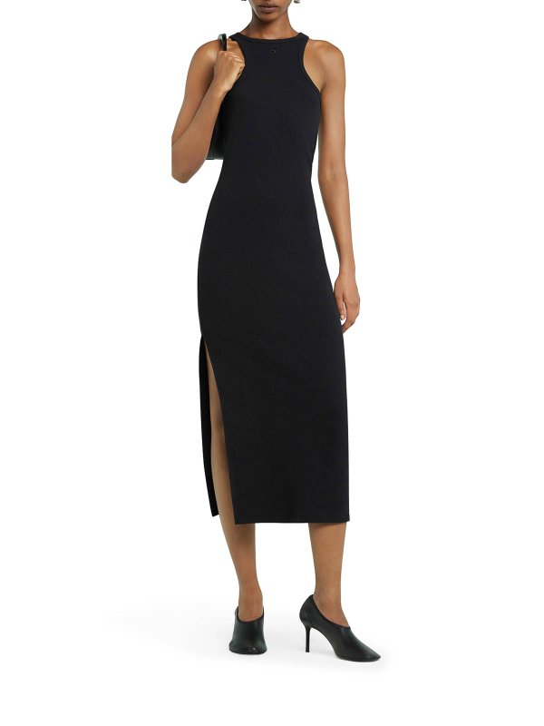 Courreges: Maxi robe online - Maxi Robe - Noir