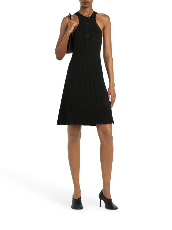 Courreges: ショートドレス online - ショートドレス - 黒