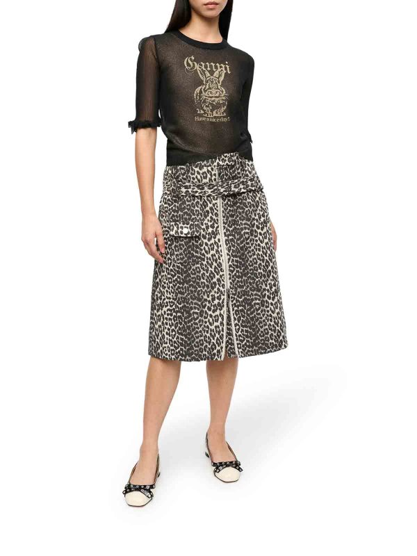 GANNI: Tops und Tank Tops online - Top - Schwarz