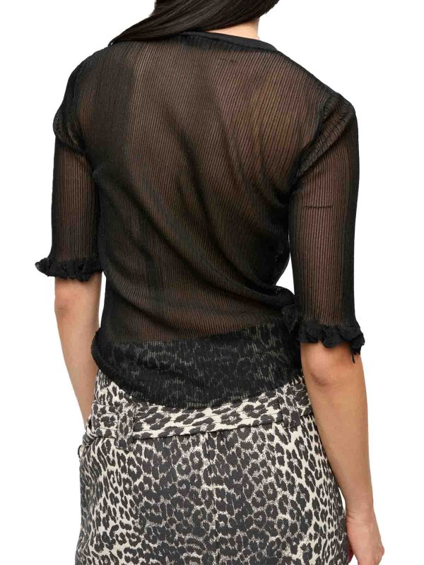 Top - Schwarz shop online: GANNI