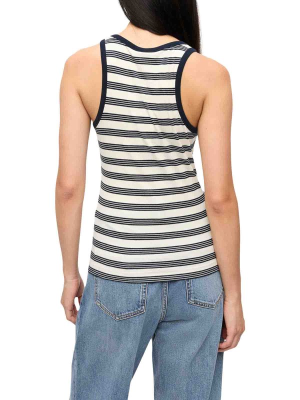 Top - Bleu shop online: GANNI