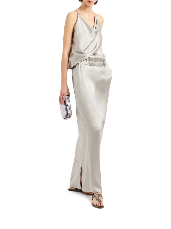 GIORGIO ARMANI: abiti lunghi online - Vestito  di seta lungo