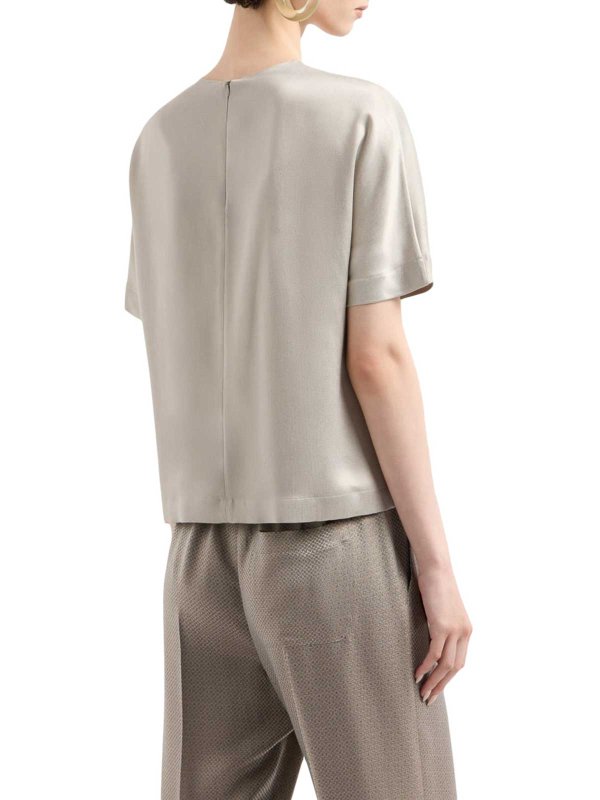 The Best Shops GIORGIO ARMANI: Blusas - Blusa - Gris