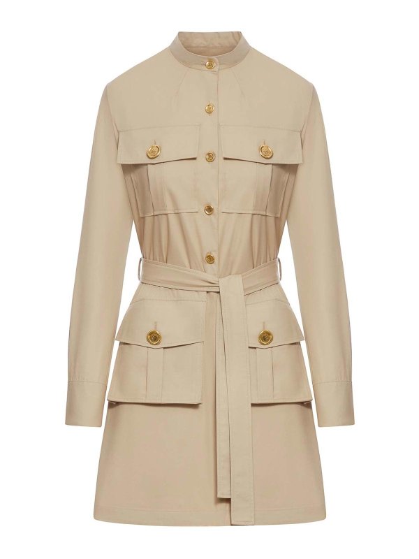 GIVENCHY: ニーレングスドレス - 膝丈ドレス - ブラウン