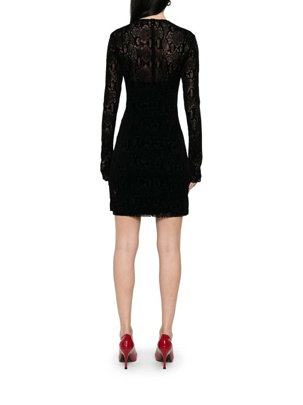 Python Print Tulle Dress With 4G Detail shop online: GIVENCHY