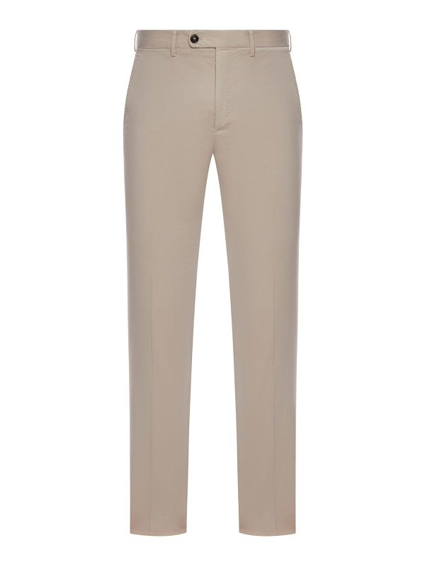 INCOTEX: カジュアルトラウザー - カジュアルパンツ - ヌードカラー