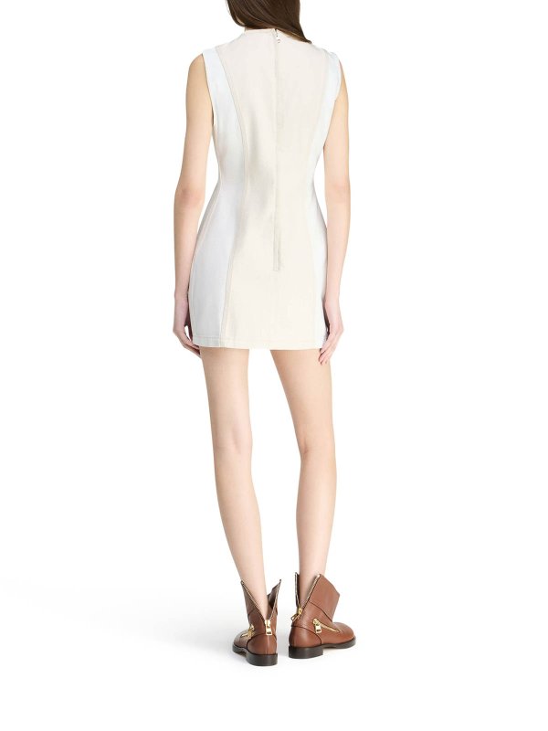 The Best Shops J.W. ANDERSON: knee length dresses - Denim Twill Trapeze Dress