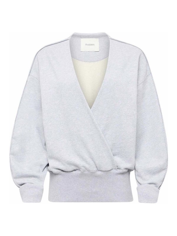 J.W. ANDERSON: Sweatshirts & Pulls - Sweat-Shirts - Gris